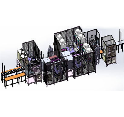 手机外壳的皮组装线